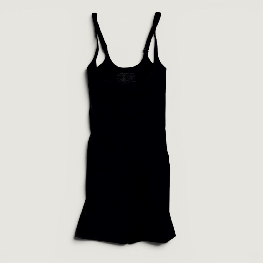 Maidenform One Piece Shapewear Womens Small Black Firm Smoothing Slimming Shorts